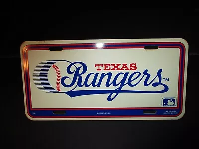 NOS/Vintage/MLB/PLASTIC/LICENSE/TAG(TEXAS/RANGERS)1990's/NEW/Very/Nice • $5