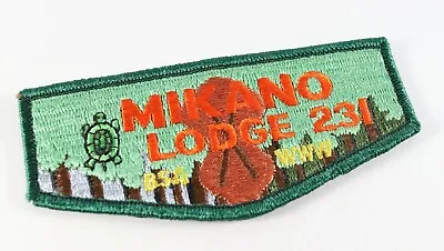 Vintage Mikano Lodge 231 OA Order Arrow WWW Boy Scouts America Flap Patch • $12.99