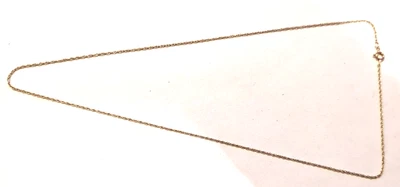 £21.95 • Buy 18 Inch Long Vintage 9ct Yellow Gold Prince Of Wales Trace Chain 1 Gm