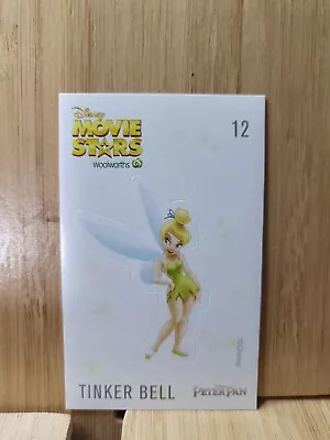 Disney Movie Stars STICKERS🏆#12 TINKER BELL - Woolworths🏆 • $2.50