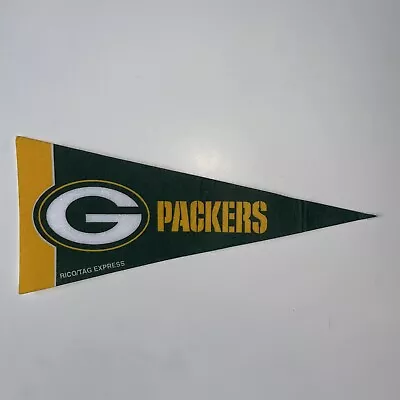 Green Bay Packers Vintage NFL Football Mini Pennant 9 X4” Felt Banner • $5.99