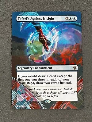 Teferi's Ageless Insight Murders At Karlov Manor Hand Painted Altered Art Tentz • $3.25