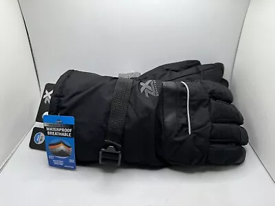 ZeroXposur Snow Gloves Men’s M/L Thinsulate Waterproof Breathable Black Warmest • $17