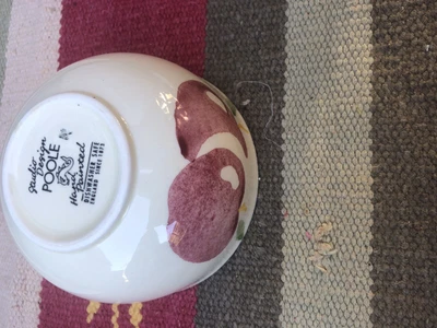 £4.95 • Buy Poole Pottery Fruits Sponge Ware Sugar Or Nibbles Bowl Cherries