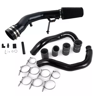Intercooler Pipe Tube & Cold Air Intake Kit For Ford F250 F350 F450 F550 2003-07 • $161