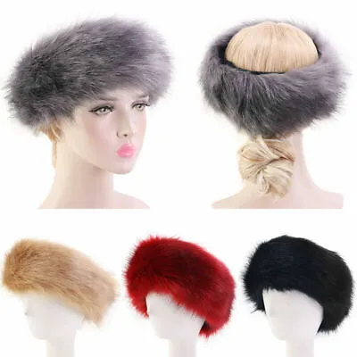 £5.99 • Buy Unisex Russian Women Ski Headband Hat Fluffy Winter Warm Ear Flap Faux Fur Cap