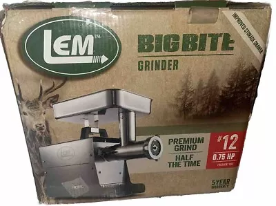 LEM Bigbite Meat Grinder 0.75 HP # 12 Bigbite Meat Grinder Mod: 1780 • $519.99