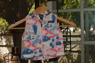 $31.65 • Buy Patagonia - Baby Girl Zip Up Synchilla Fleece Vest- 12-18M