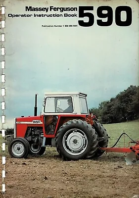 Massey Ferguson Tractor 590 Operators Manual Digital • £4.99
