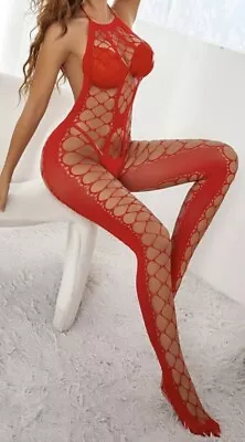 £7.50 • Buy Cut Out Fishnet Body Stocking Without Lingerie