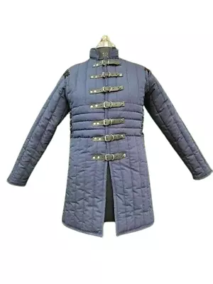 Medieval Gambeson Arming Doublet Quilted Armor Aketon Costume Jacket • $120