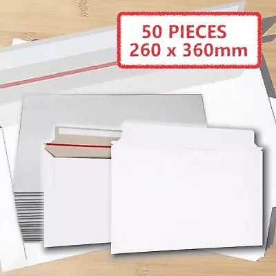 50x B4 300gsm 260 X 360mm Semi Rigid Business Envelope Hard Tough Mailer Bag • $31.30