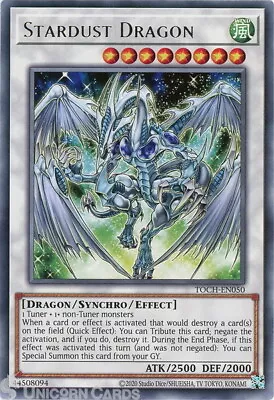 £3.03 • Buy TOCH-EN050 Stardust Dragon Rare UNL Edition Mint YuGiOh Card