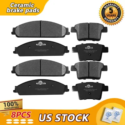 Front & Rear Ceramic Brake Pads For Ford Five Hundred Freestyle Mercury Montego • $33.99