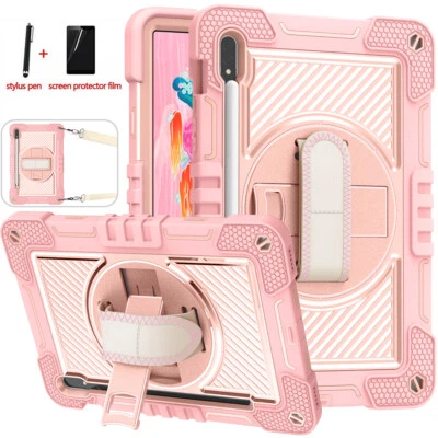 $10.99 • Buy For Samsung Galaxy Tab A A7 A8 S7 FE S8 Tablet Shockproof Strap Stand Case Cover