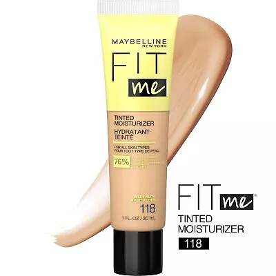 New Maybelline Fit Me Tinted Moisturizer For All Skin Types 1oz./30ml • $3.29