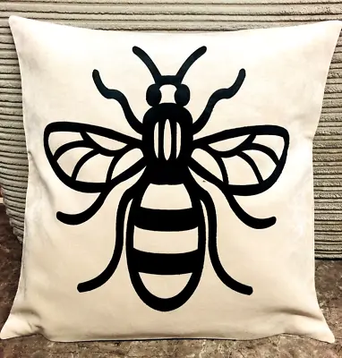 Manchester Bee Brentford Fc Club Bee Being & Black Decorative Pillow Cover • £15.99