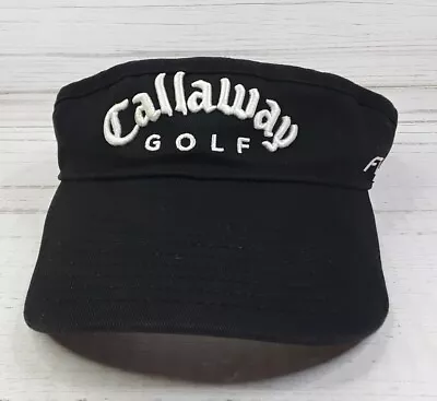 Callaway Golf FT Fusion Technology Tour Golfer Visor Black Adjustable • $15.50
