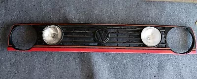 Golf Mk2 GTI  OEM Quad Round Red Stripe Grill - 191853653 • $150