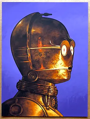 Mike Mitchell C-3PO STAR WARS PORTRAIT Print Movie Empire Poster Olly Moss Mondo • $115
