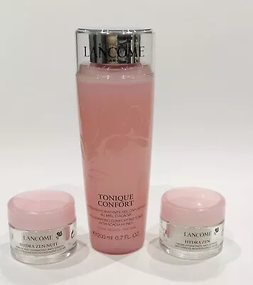 Lancome Tonique Confort Toner Rehydrating 200ml Hydrazen Day & Night Cream 15ml • £28