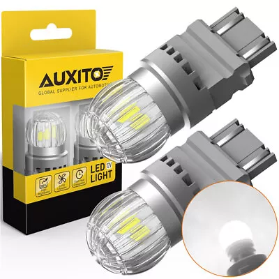 2800LM 3157 LED DRL Daytime Running Light Bulb 4114 4157 White ERROR FREE AUXITO • $13.29