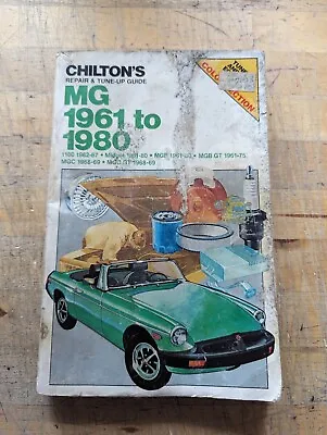 Chilton's MG 1100 Midget MGB & MGC (1961-1980) Repair Manual & Tune-Up Guide • $15.97