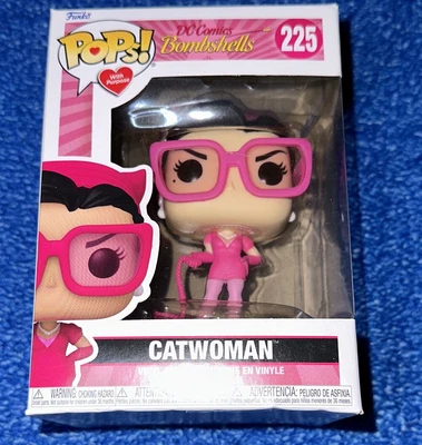 DC Comics Bombshells Catwoman Breast Cancer Awareness Pop! Vinyl Figure #225 • $8