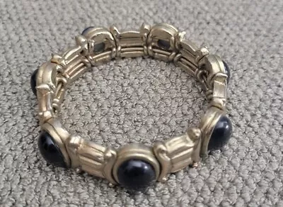 Vintage Costume Jewelry Bracelet  Silver Tone • $5