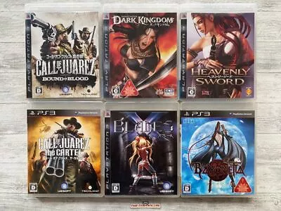 SONY PS3 Call Of Juarez & Dark Kingdom & X Blades & Heavenly Sword & Bayonetta • $173.83