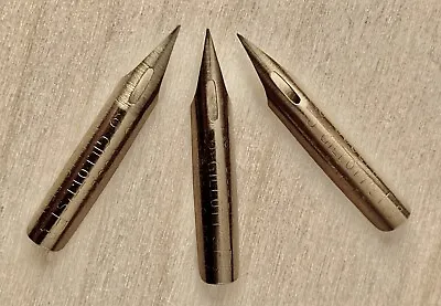 (3) Joseph Gillott’s 292 F Fine Point Rare Vintage Dip Pen Nibs • $9