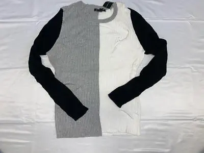 MSRP $70 Inc Ribbed Colorblocked Sweater Size XL DEFECT • $19.79