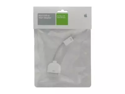 Apple M9320G/A Mini-DVI To VGA Video Adapter Cable White Orig. $55 GENUINE • $8.88