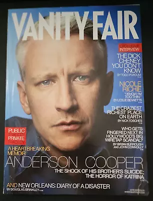 VANITY FAIR Magazine June 2006 ANDERSON COOPER NICOLE RICHIE  No Label B20:815 • $6.36