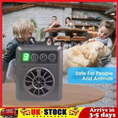 Ultrasonic Bark Stopper Pet Dog Anti Noise Anti Barking Puppy Stop Bark Repeller • £15.50