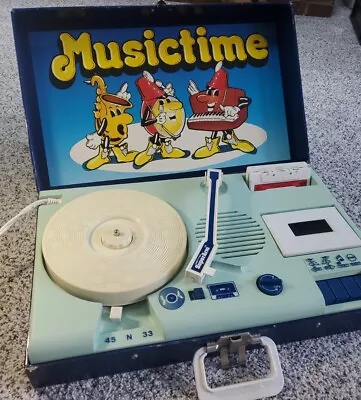 Vintage Kids Record & Cassette Player MODEL 7960 Musictime • $27.50