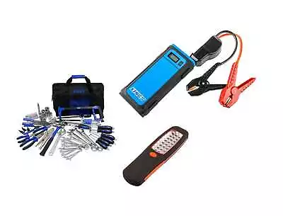 Kings 1000A Jump Starter + Tool Kit Ultimate Bush Mechanic + 24 LED Work Light • $201.90