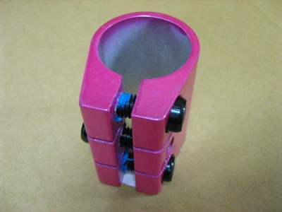 £3 • Buy Alloy Triple HIC Clamp PINK For 31.8mm Dia. (standard Size) Stunt Scooter Bar