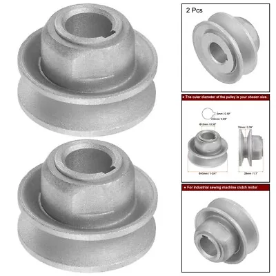 45mm Industrial Sewing Machine Motor Pulley 2pcs High Quality Materials • £7.27