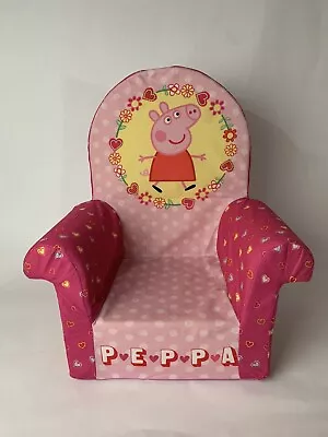 Papa Pig Marshmallow Brand Plush Chair.  Used But In Excellent Condition • $20