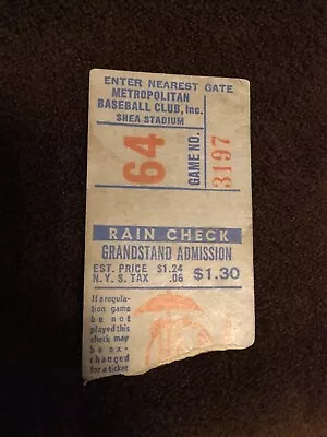 Old Mets Ticket • $9.99