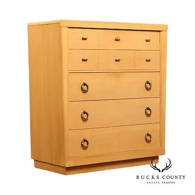 1950s Mid Century Modern Blonde Wood Chest Of Drawers • $895