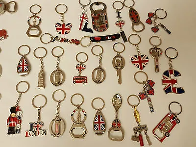 I Love London .england Union Jack  Keychains England Souvenirs Key Rings • £19.99