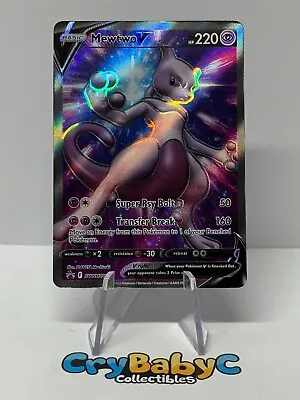 Pokemon Mewtwo V SWSH229 Sword & Shield BLACK STAR PROMO FULL ART • $3.99