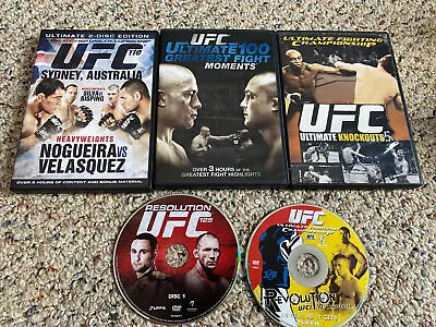 Ultimate Fighting Championship UFC DVD Lot Of 6 Ultimate Knockouts 100 Greatest • $19.79