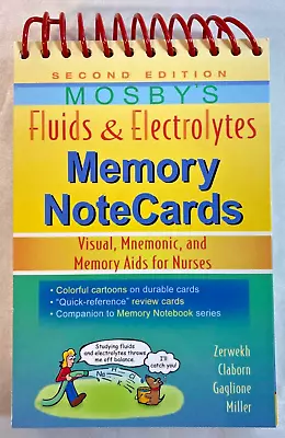 Mosby's Fluids & Electrolytes Memory NoteCards 2010  2nd Edition • $15.04