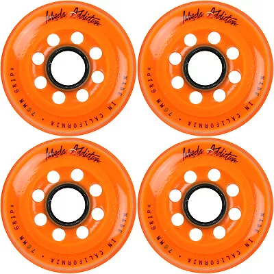 Labeda Inline Roller Hockey Skate Wheels Addiction Orange 76mm SET OF 4 • $67.96