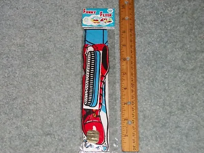 Vintage 1960s Larami Corp. Japan Funny Flyer Styrofoam Model Airplane. Sealed! • $3