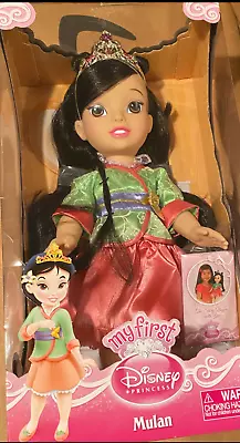 NEW IN BOX RETIRED My First Disney Princess Dolls 15” MULAN DOLL --SHELF WEAR • $30