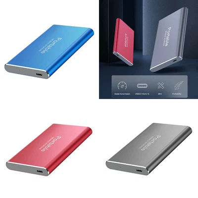 $38.09 • Buy SSD Hard Drive Solid State External Storage USB 3.0Mobile Hard Drive 2/4/8TB SSD